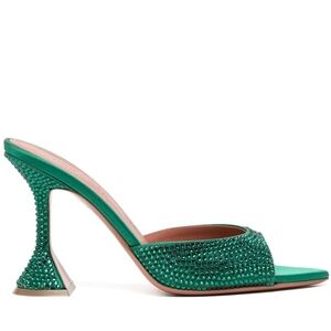 AMINA MUADDI Green Heels